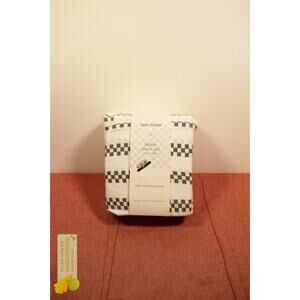 Sportopia Full Black/White Checkered Grid Jersey Sheet Set